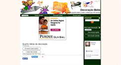Desktop Screenshot of decoracao-bebe.com